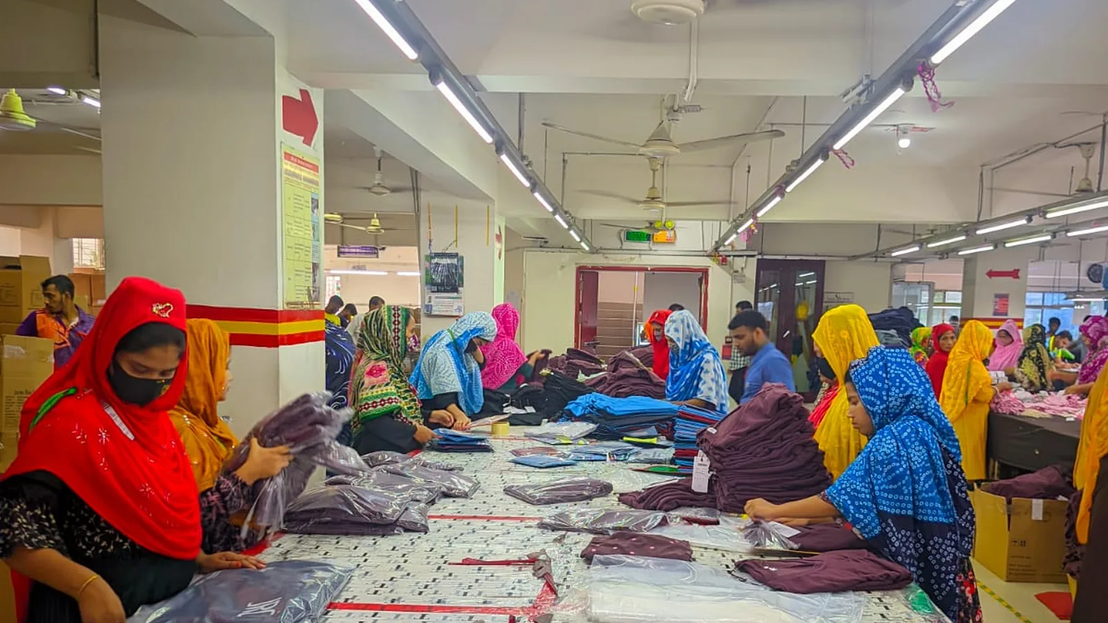Industrial Workwear Finishing & Packing
