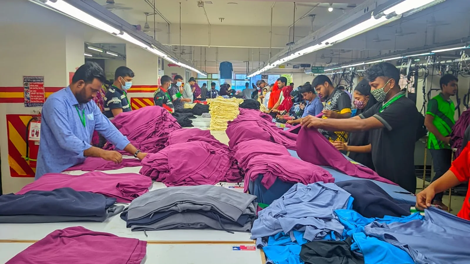 Uniform Production Floor at Sabah Designers