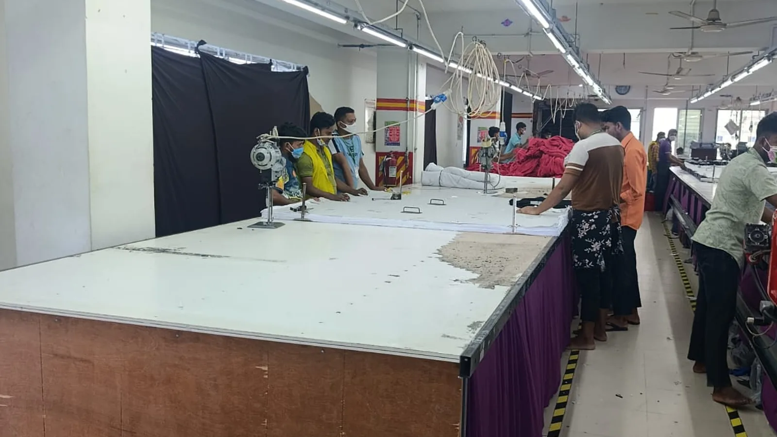 Apparel Cutting Section at Sabah Designers